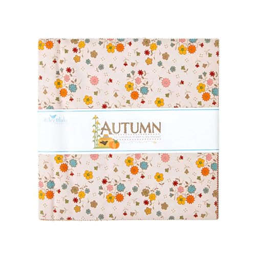 Lori Holt Autumn 10"" Stacker 42 10-inch Squares Layer Cake Riley Blake Designs 10-14650-42, Assorted