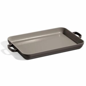 our place griddle pan - versatile nonstick ceramic sheet pan & stovetop griddle | toxin-free, dual-use, with ergonomic handles | 5 qt capacity, oven safe up to 450°f | char