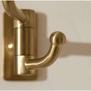 Kohler K35927-SN Castia by Studio McGee Double Hook Robe Hook Vibrant Polished Nickel