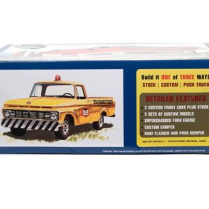 Skill 2 Model Kit 1963 F-100 Camper Pickup Truck 3-in-1 Kit 1/25 Scale Model by AMT AMT1412