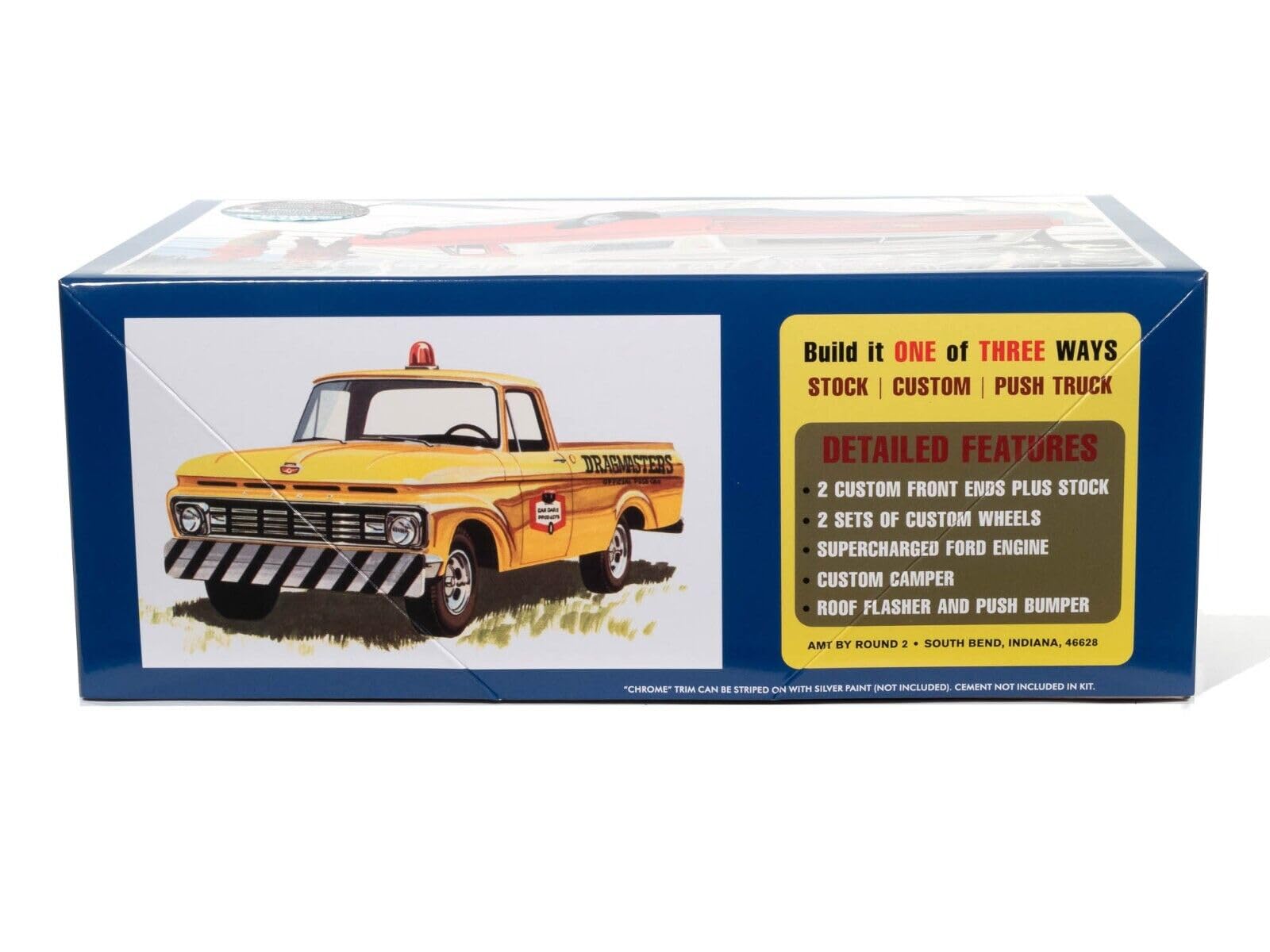 Skill 2 Model Kit 1963 F-100 Camper Pickup Truck 3-in-1 Kit 1/25 Scale Model by AMT AMT1412