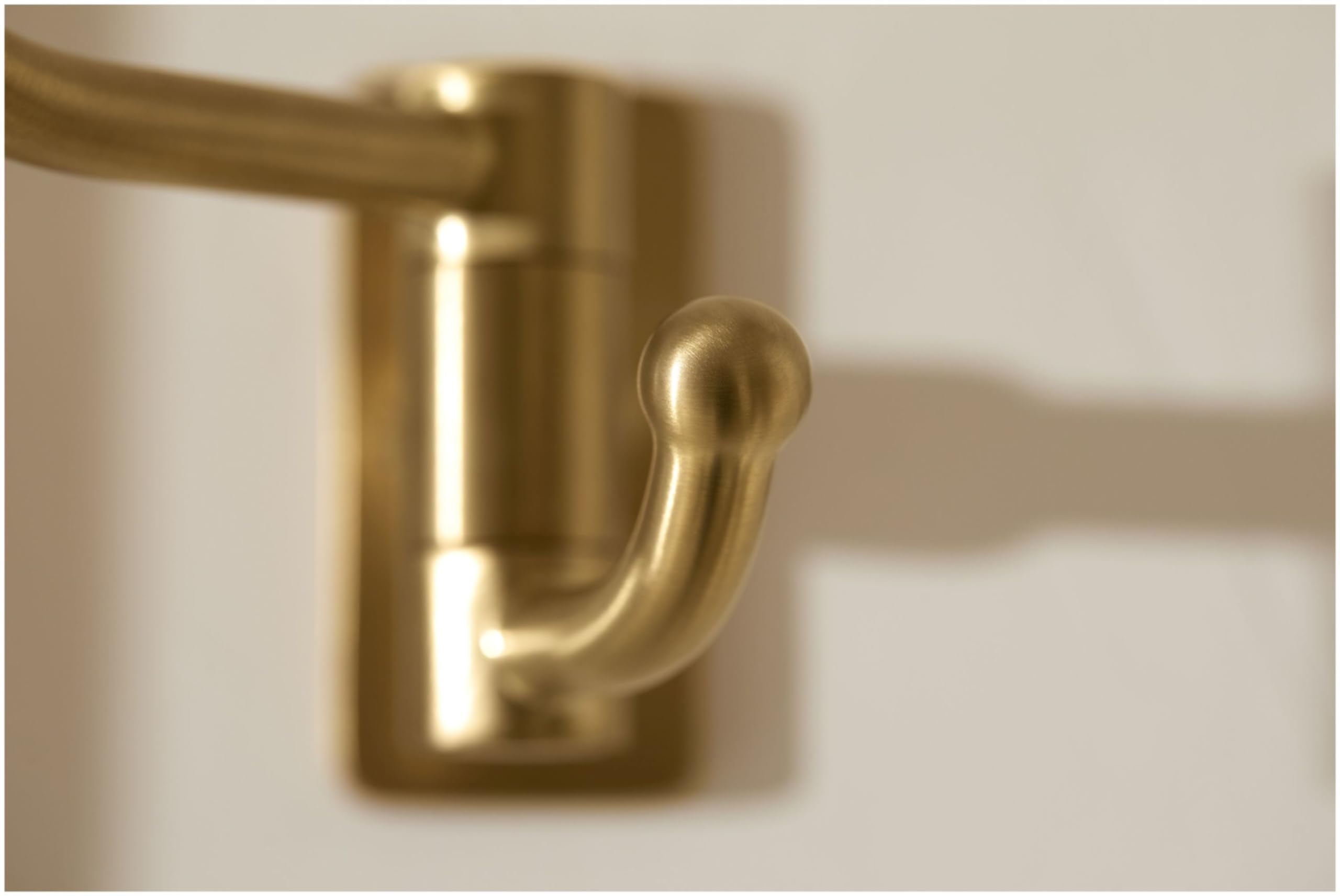 Kohler K35927-SN Castia by Studio McGee Double Hook Robe Hook Vibrant Polished Nickel