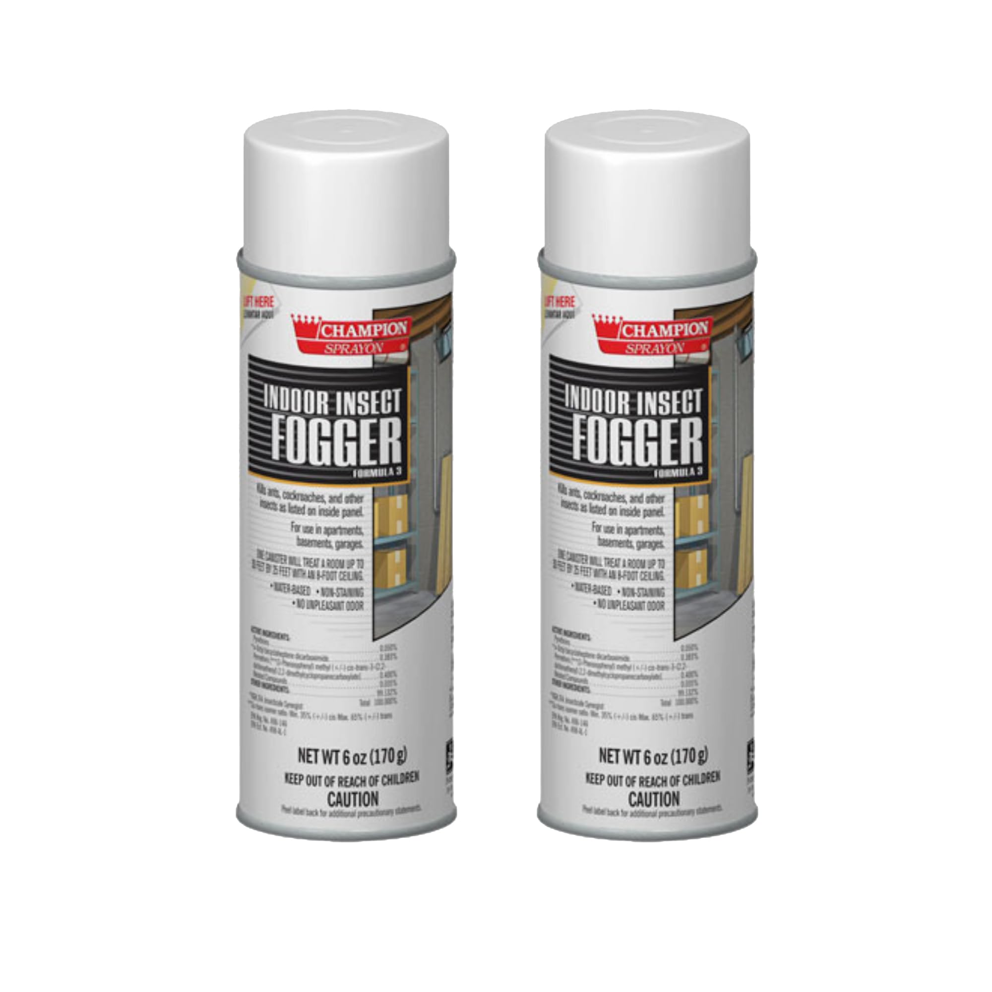 Champion Sprayon Indoor Insect Fogger net 6 oz. 2 Count