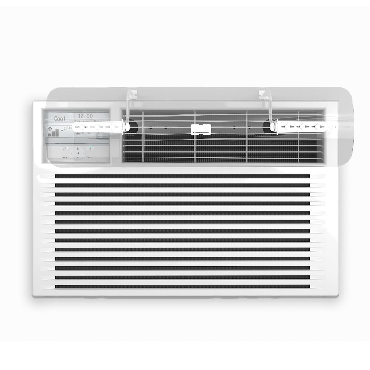 WITFORMS/WINDOW - Adjustable AC air deflector suitable for window air conditioners (Top air outlet). Enhance cooling and heating circulation