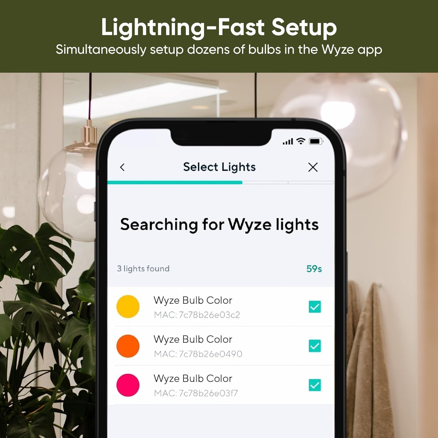 Wyze Lifestyle Bulb Color, 1100LM Wi-Fi A19 Smart Bulb, 16 Million Colors & Tunable White, Works with Alexa and Google Assistant, 75W Equivalent, Dimmable, Timer, CRI>90, E26, No Hub Required, 2-Pack