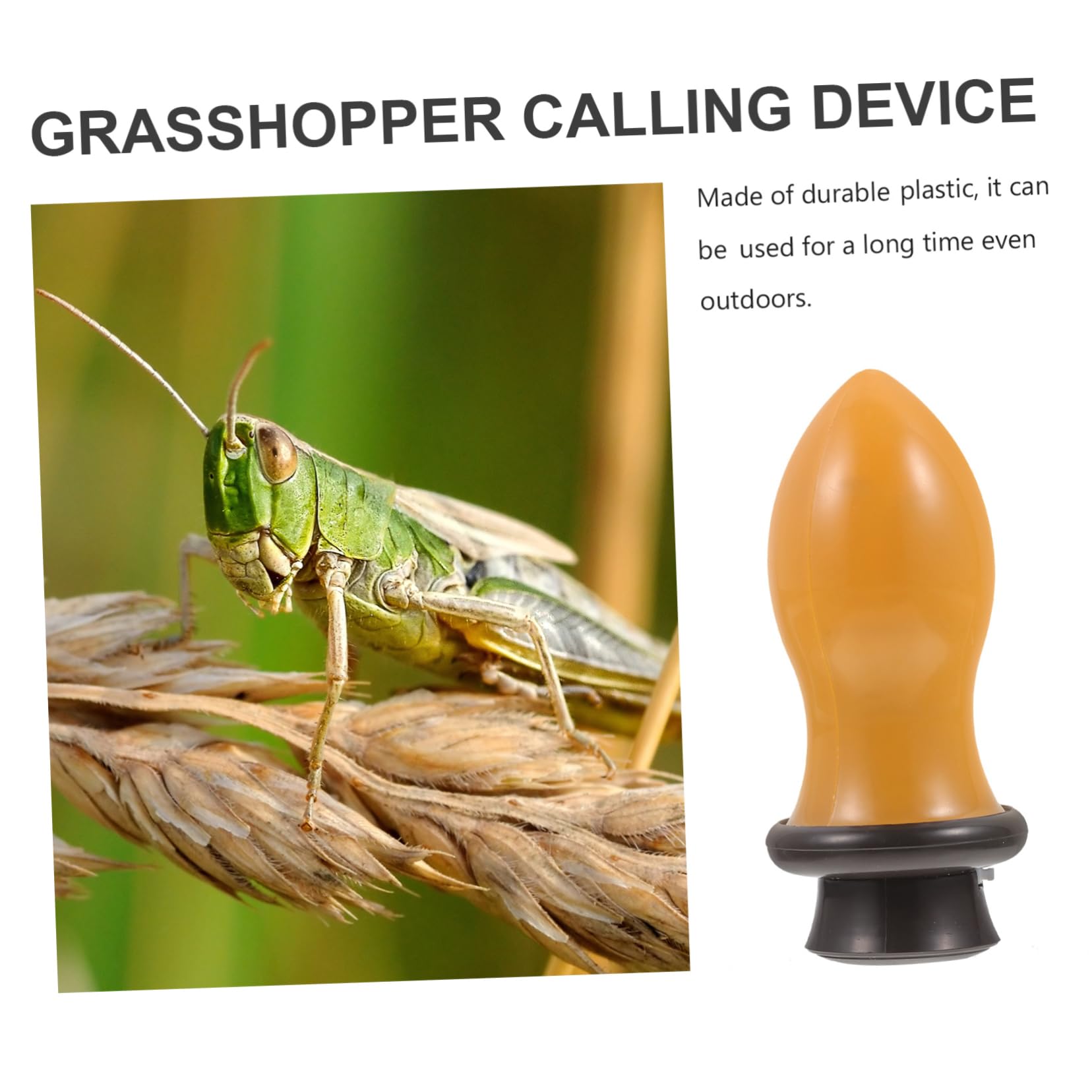 1pc Caller Yard Supply Garden Sound Simulator Insect Sound Imitating Toy Call Simulator Insect Calling Plaything Yard Decoration Insect Calling Device Yard Sound Toy