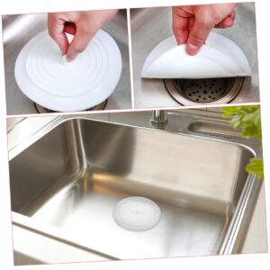 Homoyoyo Kitchen Sink 4pcs Flat Cover Silicone Catchers Strainers Kit Kitchen Stoppers Bath Sink Drain Hair Shower Plugs