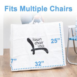 Lawn Chair USA Durable Chair Bag - Easily Carry Your Lawn Chair Anywhere, Anytime - Long-Lasting and Dependable