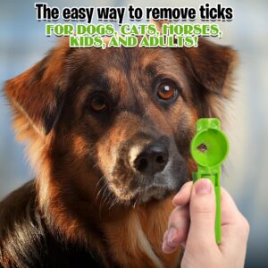 Tick-It-Off Quick Tick Remover Tool - Safely Removes Ticks and Protect Your Loved Ones, Green