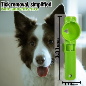 Tick-It-Off Quick Tick Remover Tool - Safely Removes Ticks and Protect Your Loved Ones, Green