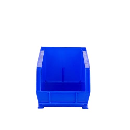 Hudson Exchange 15" x 8" x 7" Plastic Stackable Storage Bin and Hanging Container (Blue, 1 Pack)