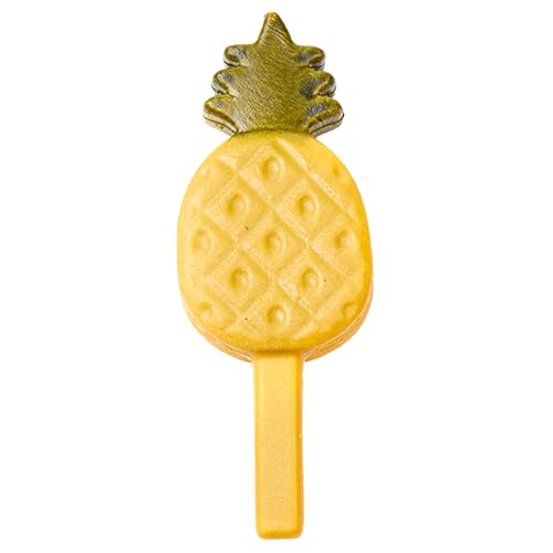 Pup Ice- Ready to Freeze at Home Dog Treats-Edible Chews for Small Breed Dogs & Puppies with Real Chicken to Keep Your Pup Cool Year Round, Fruity Lollies Pineapple Flavor, 3pcs