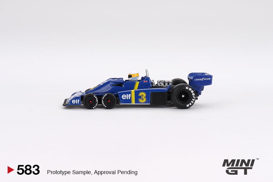 Tyrrell P34#3 Jody Scheckter F1 Formula One Swedish GP Winner (1976) Ltd Ed to 2880 pcs 1/64 Diecast Model Car by True Scale Miniatures MGT00583