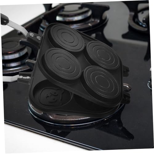 CIYODO Non Stick Frying Pan and Hamburger Making Mold Non Sticking Kitchen Pot for Versatile Cooking Ideal for Breakfast and More