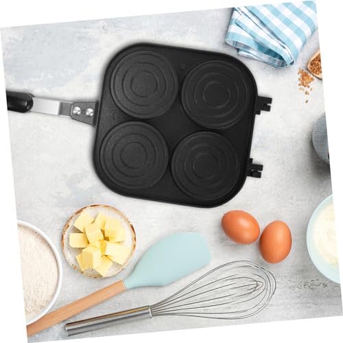 CIYODO Non Stick Frying Pan and Hamburger Making Mold Non Sticking Kitchen Pot for Versatile Cooking Ideal for Breakfast and More