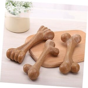 Ipetboom Small Dog Toy Dogman Toys Funny Dog Toys Dental Dog Toy Wooden Toys Dog Interactive Toy Small Dog Chew Toys Puppy Toy Dog Chewing Stick Dog Activity Toys Dog Teeth Toy Pet Bone