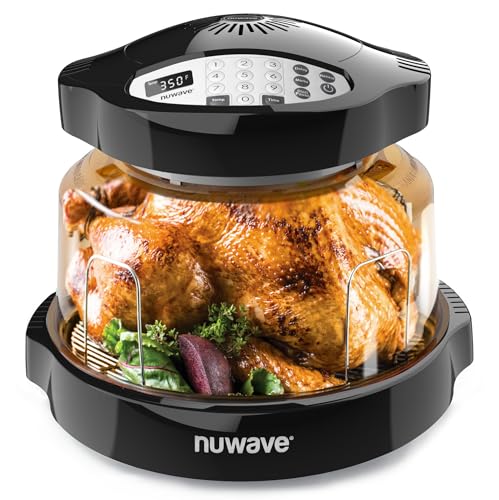 Nuwave Pro Plus 2 Infra-Red Oven, Countertop, Convection, Cook Fresh or Frozen, No Defrosting or Preheating, Cook Healthy, 360 Surround Heat, Adjustable Temps, 100 Presets, 50 Memory, Tough Power Dome