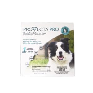 provecta pro flea & tick collar for dogs