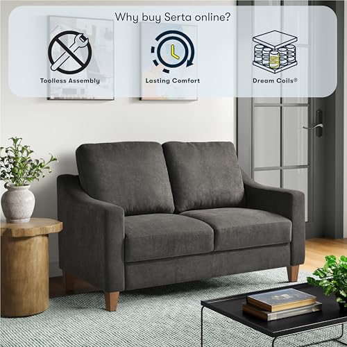 Serta Adam Sofa Dark Gray