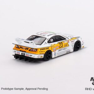 True Scale Miniatures Model Car Compatible with Nissan S15 Silvia LB-Super Silhouette #23 2022 Goodwood Festival of Speed Limited Edition 1/64 Diecast Model Car MGT00618, Purple