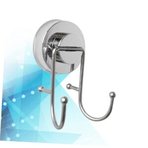 PRETYZOOM Suction Hooks for Shower Suction Cups Hangers Seamless Super Strong Double Hooks Desk Bookshelf Suction Cup Towel Hook Stainless Steel s Hooks Bow Hardware Sucker