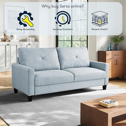 Serta Lindbergh Sofa Light Gray