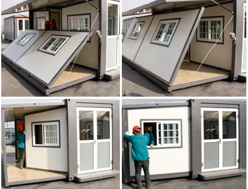 Modern Prefab Luxury Home: 30ft Expandable Container with 3 Bedrooms