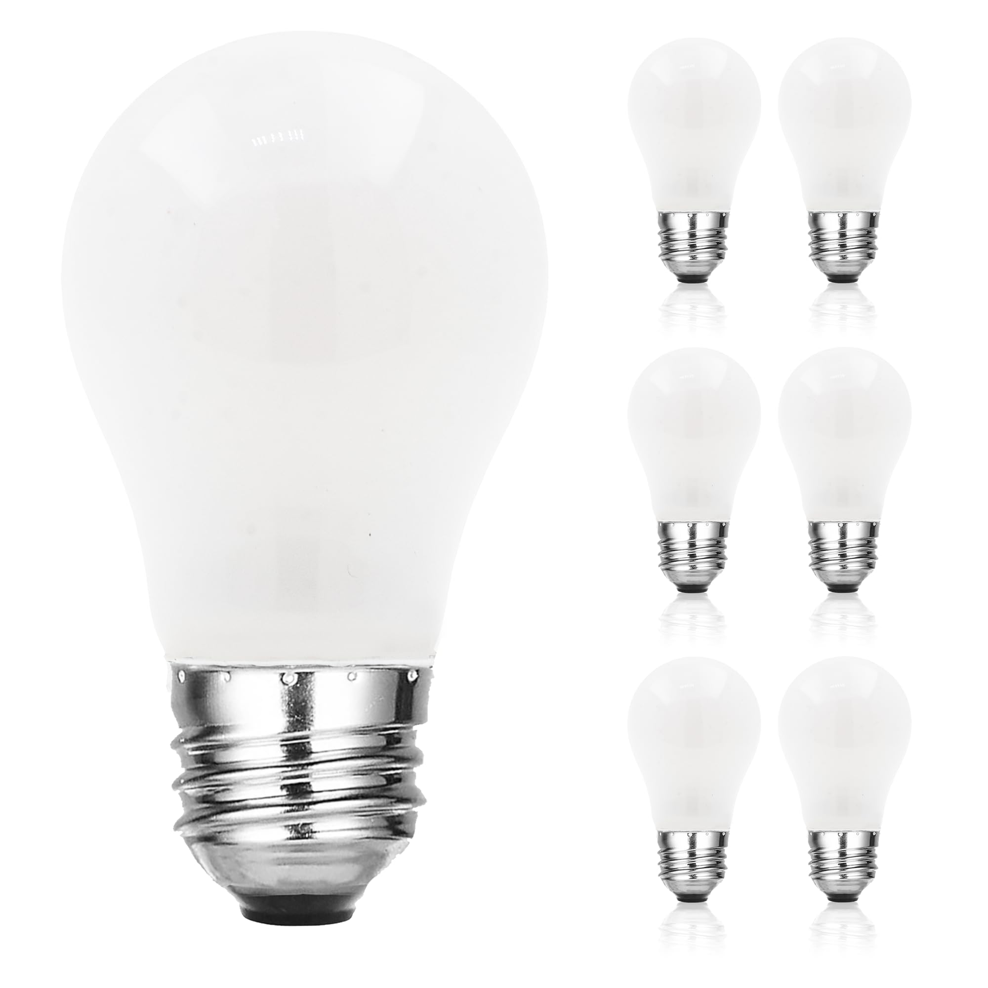 Mandala Crafts Frosted E26 A15 Incandescent 40w Appliance Light Bulbs Refrigerator Light Bulbs, Oven Light Bulbs, Microwave Light Bulbs, Stove Lightbulbs