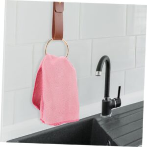 Towel Ring Kitchen Accessories Towel Stand Towel Hanger Towel Storage Ring Durable Towel Stand Home Decor Home Supplies Pu Towel Holder Bathroom Accessories Housewarming