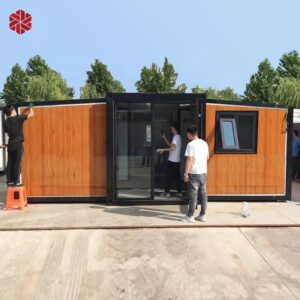 Generic Expandable Container House: Portable Living Solution in Australia with 2 Bedrooms, Available in 20ft and 40ft Sizes.