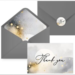 Thank You Cards With Envelopes, Thank You Card, Seal Sticker, Thank You Cards, Wedding, Baby Shower, Graduation, Sympathy Card, Business, Funeral, Thank You Notes, Anniversary