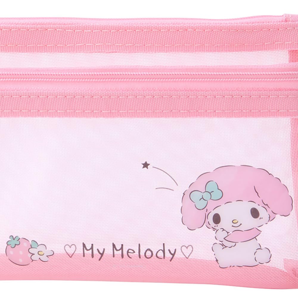 Sanrio 054038 Sanrio Flat Pen Case, My Melody, My Melody, 4.3 x 7.9 x 1.0 inches (11 x 20 x 2.5 cm), Character 054038