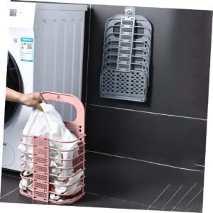 BIUDECO Foldable Wall Mounted Basket Fruit Vegetables Laundry Sundries Size Multifunctional Storage Organizer