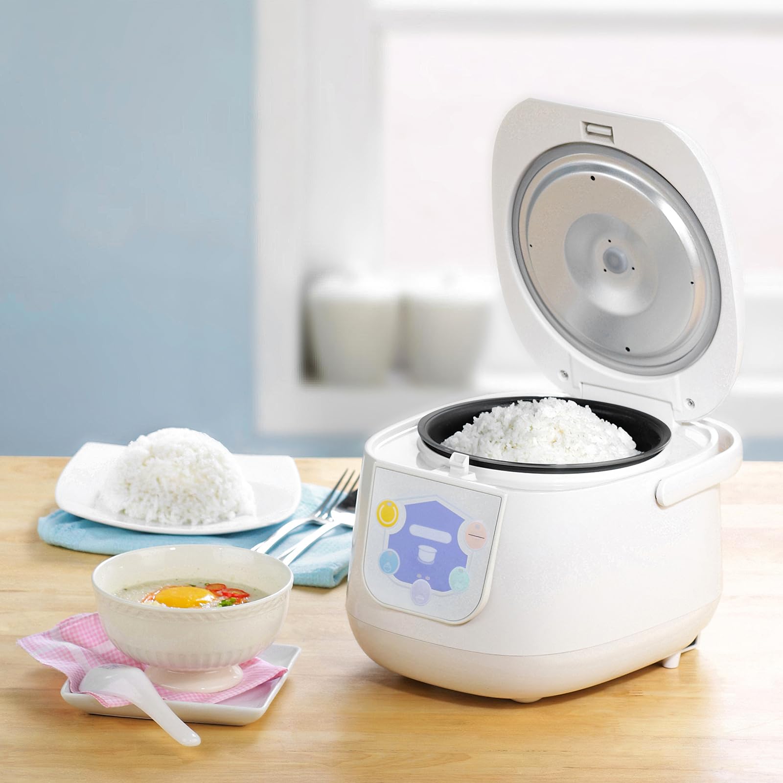 FUNOMOCYA Rice Cooker Liner Cooking Inner Pot Replace Aroma Rice Cooker Inner Pot Stainless Steel Pressure Cooker Nonstick Electric Supplies Tiger Insert Baby Metal Aluminum Alloy