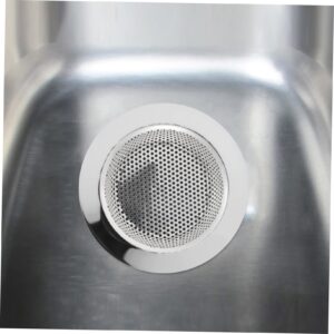 2pcs Sink Strainer Bath Tub Plug Stopper Sink Drain Sink Food Catcher Kitchen Sink Filter Basket Kitchen Sink Filter Strainer Anti-blocking Net Dish Basin Stainless Steel