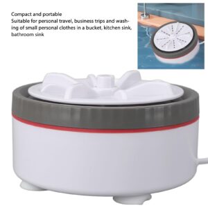 Mini Turbo Washing Machine, USB Portable Small Clothes Washer for Travel Business Trips, Timed Adjustable Laundry Washer for Underwear, Baby Clothes, Towels, Socks or Fruit Dish