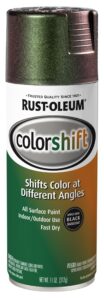 rust-oleum 372478 specialty color shift spray paint, 11 oz, green copper