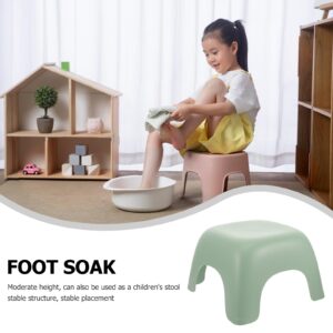 PRETYZOOM Mini Heavy Portable Household Plastic Stool Kids Stool Office Small Stool Bathroom Stool for Kids Footstool Bedside Stool seat Stool Sink Chair Outdoor Child Mini Stool