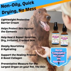 Protective Skin Barrier Cream for Pets Enriched with Vitamins & Nutrients, Moisturize & Soothe Skin, Effective Allergy Relief, Supports Tissue Growth & Wound Healing, Treats Hot Spots, Dober-Mint