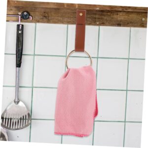 Towel Ring Kitchen Accessories Towel Stand Towel Hanger Towel Storage Ring Durable Towel Stand Home Decor Home Supplies Pu Towel Holder Bathroom Accessories Housewarming