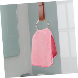 Towel Ring Kitchen Accessories Towel Stand Towel Hanger Towel Storage Ring Durable Towel Stand Home Decor Home Supplies Pu Towel Holder Bathroom Accessories Housewarming