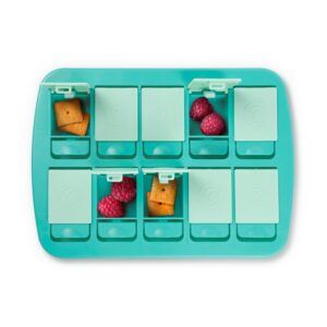 genuine fred mini match up memory snack tray, fun interactive game for kids, travel,friendly 8.5" x 6", bpa free, the ultimate snacktivity for picky eaters, dishwasher safe