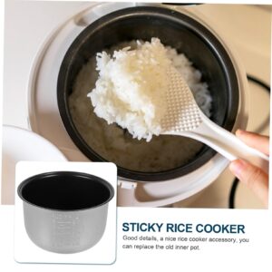 FELTECHELECTR Rice Cooker Liner Cooking Supply Tiger Rice Cooker Electric Cooker Pot Rice Pot Inner Pot Rice Cooker Replacement Pot Universal Baby Aluminum Alloy Glass Bottle Household