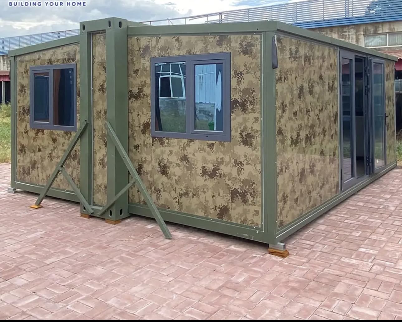 Prefabricated Mini Portable Modular Container Home for Winter Prefab Expandable Small House Tiny Villa with Toilet