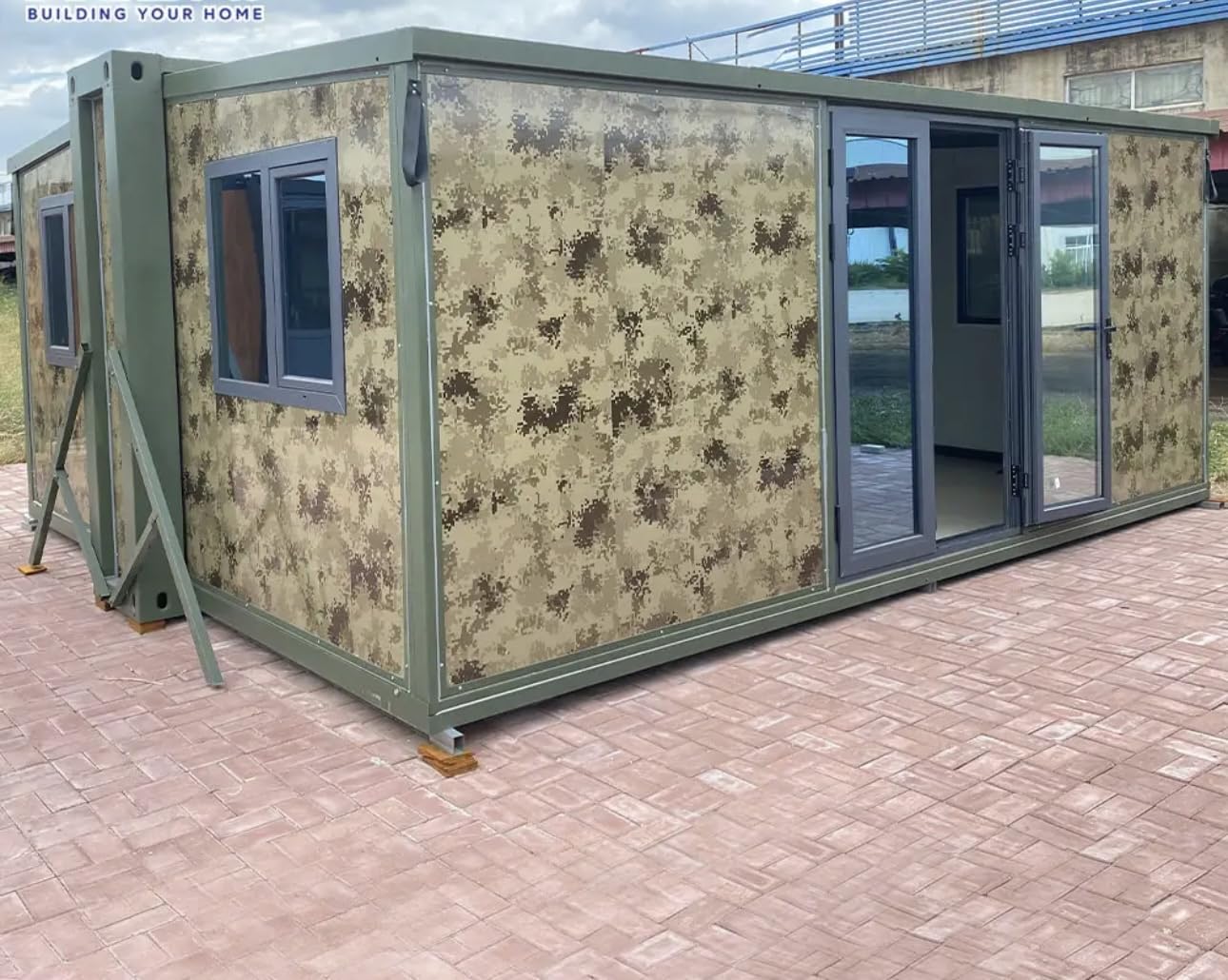 Prefabricated Mini Portable Modular Container Home for Winter Prefab Expandable Small House Tiny Villa with Toilet