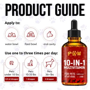 Cat & Dog Vitamins and Supplements | Probiotics for Cats | Multivitamin for Dogs | Dog Probiotic | Cat Vitamins for Indoor Cats | Cat Probiotic | Bundle