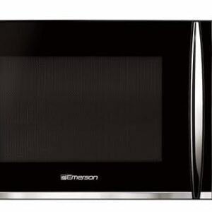 Emerson MWG9115SB-N Microwave Oven with Griller, Timer & LED Display 1100W, 11 Power Levels, 9 Pre-Programmed Settings, Removable Glass Turntable with Child Save Lock, 1.2 Cu. Ft, Stainless Steel