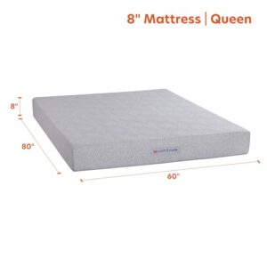 Craft & Trade 8-Inch Artistry Collection Hybrid Mattress, Bed-in-a-Box, CopperGel Cooling, Supportive Steel Coils, CertiPUR-US Certified, Queen, 100 Night Trial