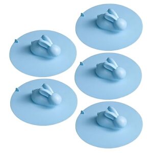 5pcs Kitchen Accessories Silicone Sink Plug Bathtub Stopper for Bathroom Creative Sink Plug Silicone Sink Cover