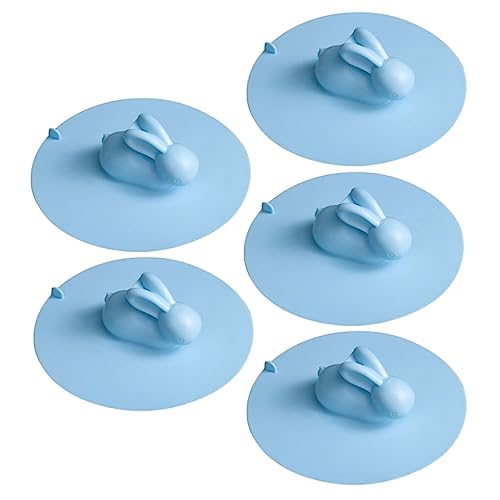 5pcs Kitchen Accessories Silicone Sink Plug Bathtub Stopper for Bathroom Creative Sink Plug Silicone Sink Cover